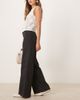 Free People Free People libre wide leg jeans in cafe noir-Black - 3