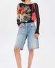 Free People Free People Lilly Printed Long Sleeve Tee Black Combo - 5
