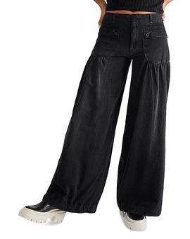 Free People Free People Lotus Mid Rise Balloon Jeans in Smoke Show