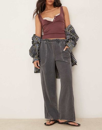 Free People Free People lounge pants in black