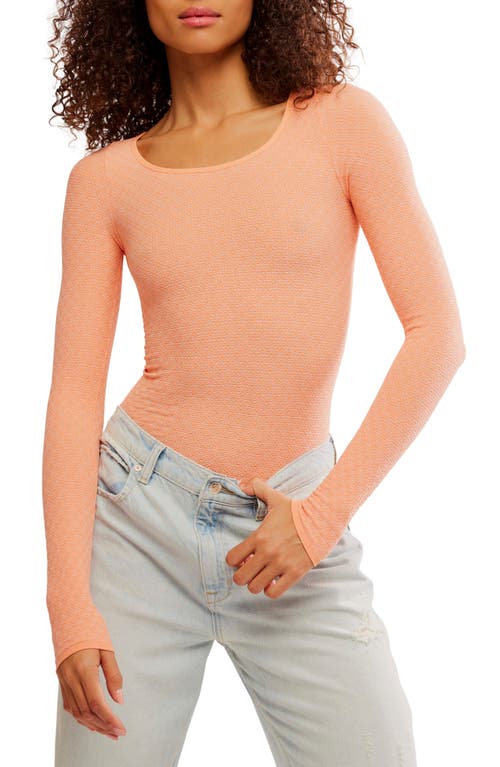Free People Free People Love Letter Long Sleeve Knit Top