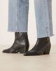 Free People Free People low heel leather cowboy boots in black - 1