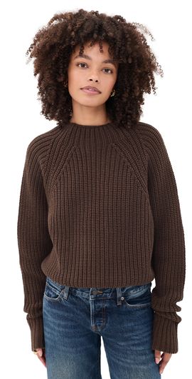 Free People Free People Low Tide Pullover Chocolate
