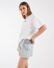 Free People Free People Luna railroad mini shorts in horizon stripe-Blue - 2