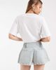 Free People Free People Luna railroad mini shorts in horizon stripe-Blue - 4