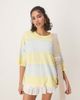 Free People Free People maddie striped oversized t-shirt in yellow - 1
