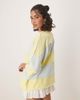 Free People Free People maddie striped oversized t-shirt in yellow - 4