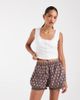 Free People Free People made you blush boxer in brown combo - 1