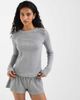 Free People Free People made you blush layering top in heather gray - 1