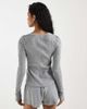 Free People Free People made you blush layering top in heather gray - 4