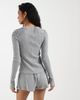 Free People Free People made you blush short in heather gray - 4