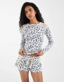 Free People Free People made you blush shorts in white
