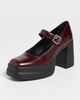 Free People Free People Marais Chunky Mary Janes Espresso Leather - 2