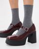 Free People Free People Marais Chunky Mary Janes Espresso Leather - 3