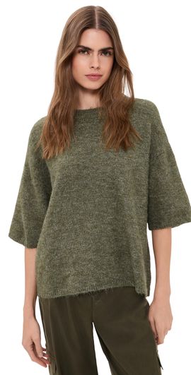Free People Free People Margot Sweater Tee Kalamata Melange