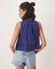 Free People Free People marina eyelet detail tank top in blue - 4