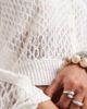 Free People Free People Maris fine gauge cardigan in ivory-White - 3