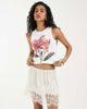 Free People Free People meet in the middle half skirt in tofu-White - 2