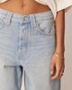 Free People Free People montana relaxed jorts in haven blue - 4
