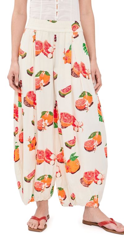 Free People Free People Moonflower Balloon Pants Funky Fruits/Tea C