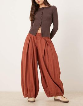 Free People Free People Moonflower balloon pants in canyon sunset-Brown