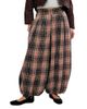 Free People Free People Moonflower Plaid Cotton Ballon Leg Pants - 1