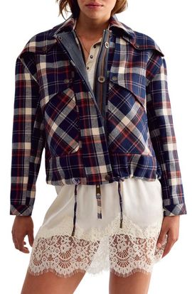 Free People Free People Morant Bay Plaid Jacket