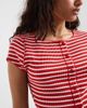 Free People Free People most wanted short cardigan in red striped print-Multi - 3