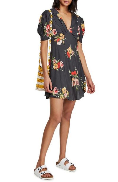 Free People Free People Neon Garden Minidress