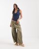 Free People Free People Neria V-neck tank top in deep iris-Blue - 3