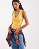 Free People Free People Neria v-neck tank top in golden-Yellow - 1
