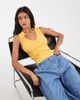 Free People Free People Neria v-neck tank top in golden-Yellow - 2
