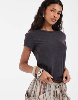 Free People Free People Nova top in black