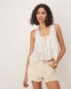 Free People Free People now or never denim shorts in ecru-White - 2