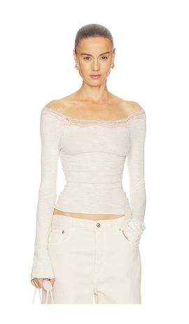 Free People Free People Oh My Darling Long Sleeve Top