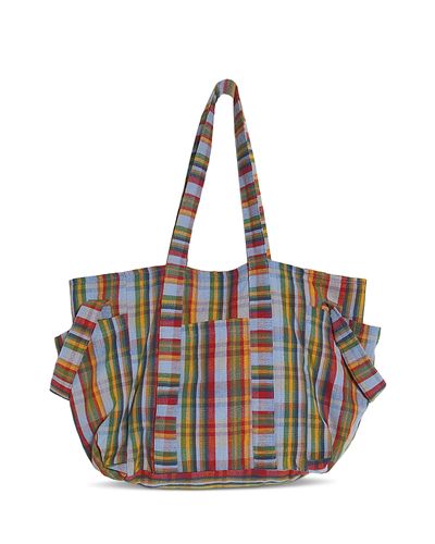 Free People Free People Oksana Large Printed Cotton Tote Bag