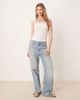 Free People Free People only you ribbon detail tank top in ivory-White - 3