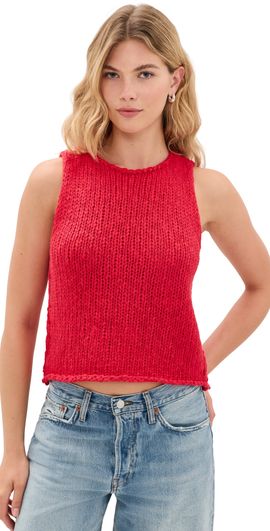 Free People Free People Opal Knit Tank Top Sour Sweet