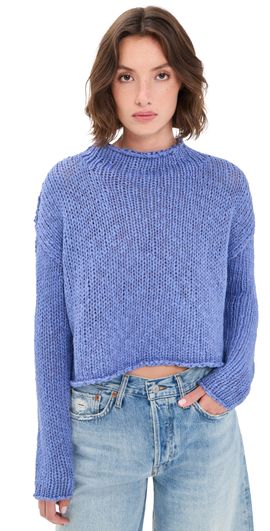 Free People Free People Opal Sweater Peri Blue