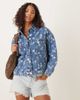 Free People Free People Opal Swim denim jacket in mid wash blue - 1