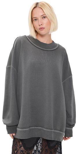 Free People Free People Palm Springs Pullover Washed Black