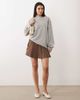 Free People Free People palm springs turtle pullover sweater in heather gray - 2