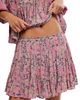 Free People Free People Perishing Printed Top & Skirt Set - 5