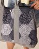 Free People Free People pippa patchwork tote bag in navy blue - 2