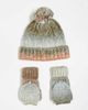 Free People Free People Rainbow run hat and gloves set in multi print-Blue - 1