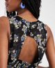 Free People Free People Raven printed mini dress in midnight combo-Multi - 2