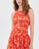 Free People Free People Raven Printed Mini Dress Red Combo - 2
