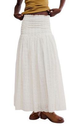 Free People Free People Raven Smocked Maxi Skirt