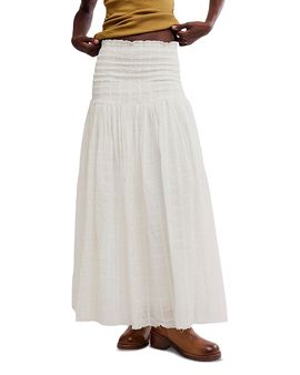 Free People Free People Raven Solid Maxi Skirt