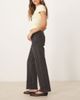 Free People Free People Risk Taker mid rise straight leg jeans in washed black - 3